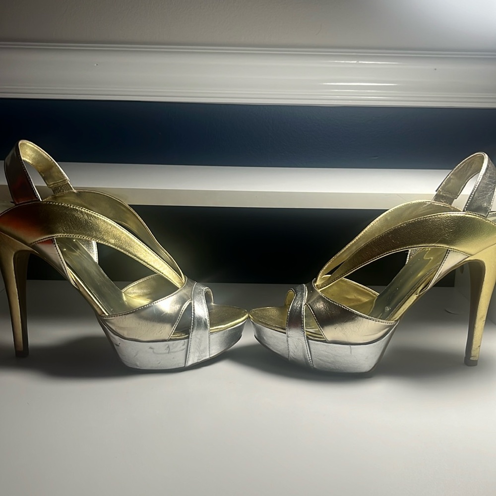 Guess good mulit leather heel